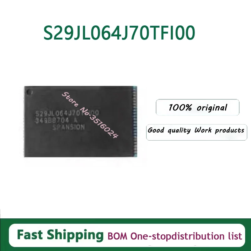 

5 шт./лот K9K8G08U0D-SCB0 K9K8G08UOD-SCBO 1 ГБ S29JL064J70TFI00 S29JL064J70TFI000