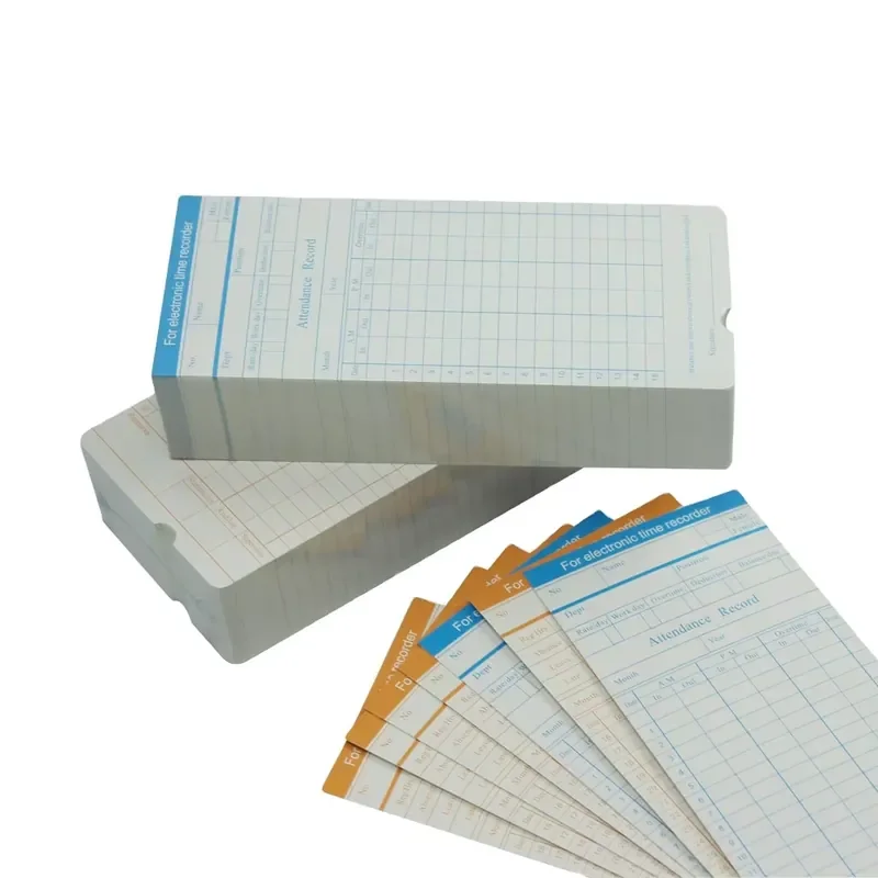 【2026】 Punching Card Monthly Time Recorder Office Staffs Attendance Electronic Weekly Time Recorder Card
