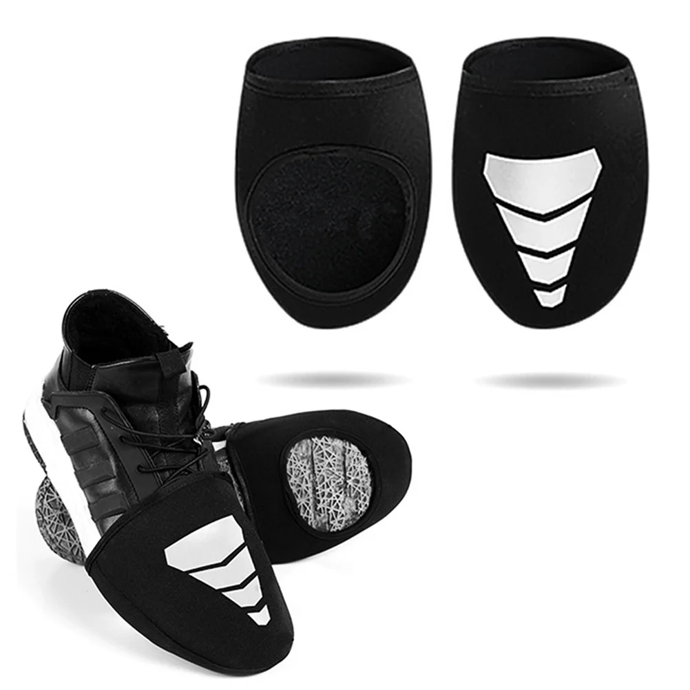 

1 Pair Cycling Shoe Covers Waterproof Windproof Anti-Slip Reflective Warm For Riding Bike Commute Road Cycling Outdoor Use