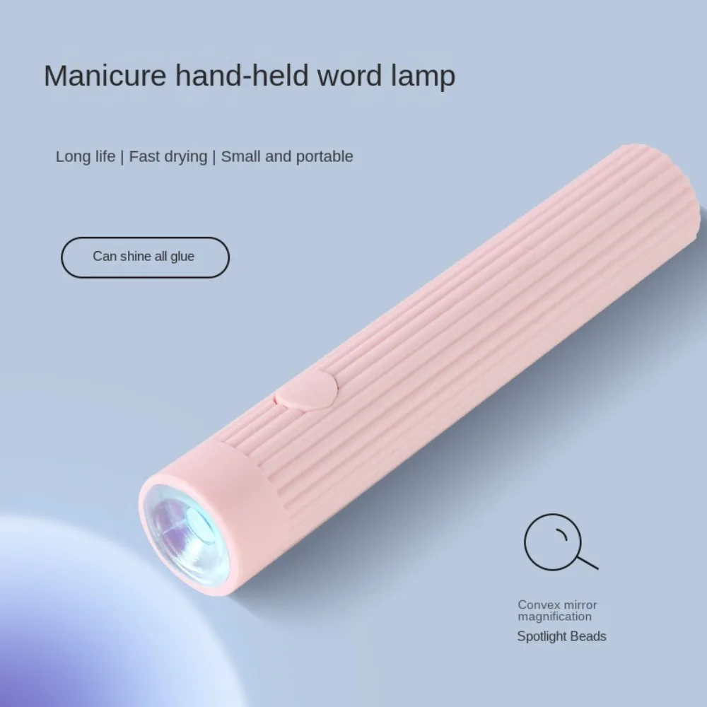 Portable UV/LED Pen-Style Nail Dryer Handheld Fast Curing UV Light Gel Nails UV Led Lamp Nail Art Tools