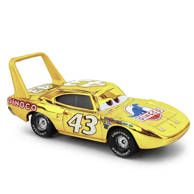 Pixar Cars 3 Electroplating Car King No. 43 Toys Mater Model Collection Diecast Vehicles Alloy Car Toys For Child Christmas Gift