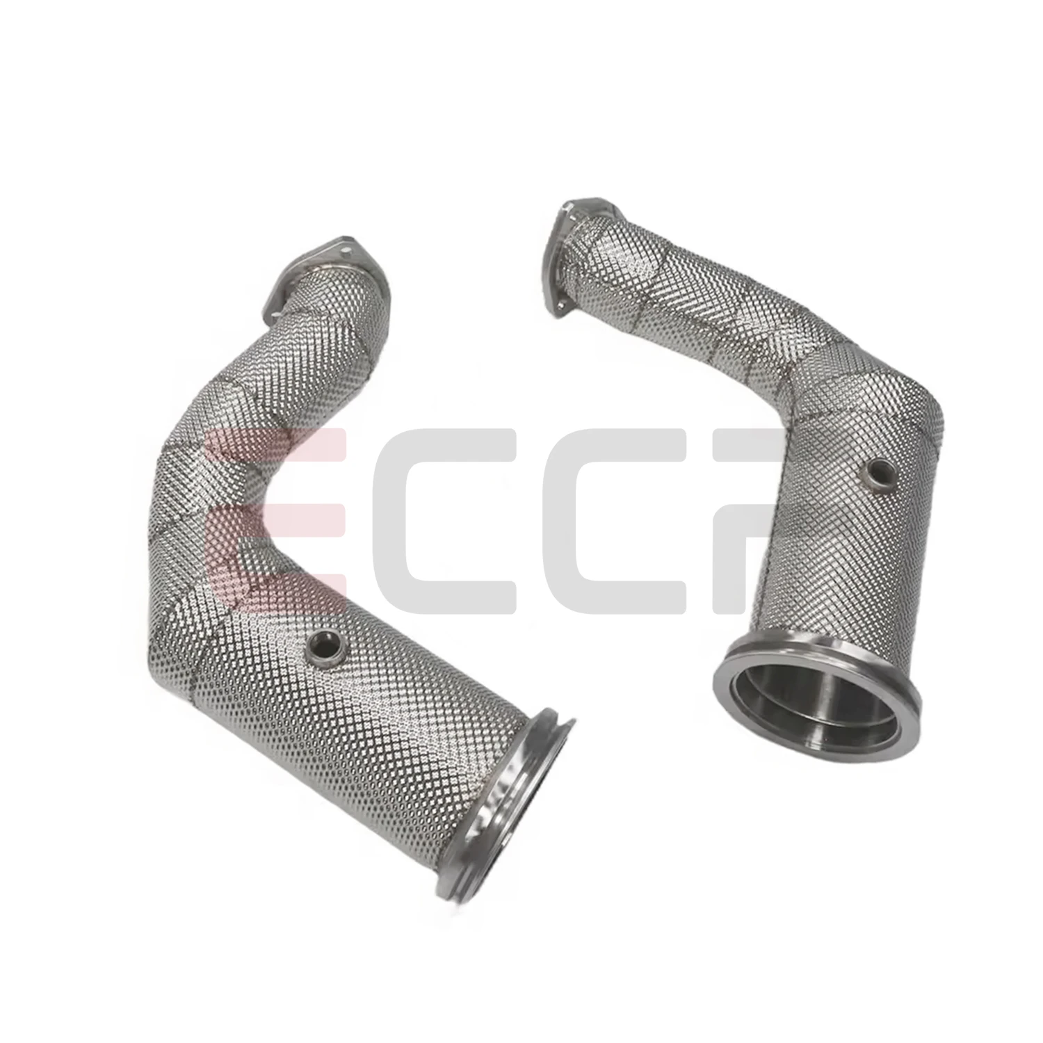 Sporty Downpipe With Heat Shield For Lamborghini URUS 4.0T 2018+ Aggressive Exhaust Sound Plug and Play