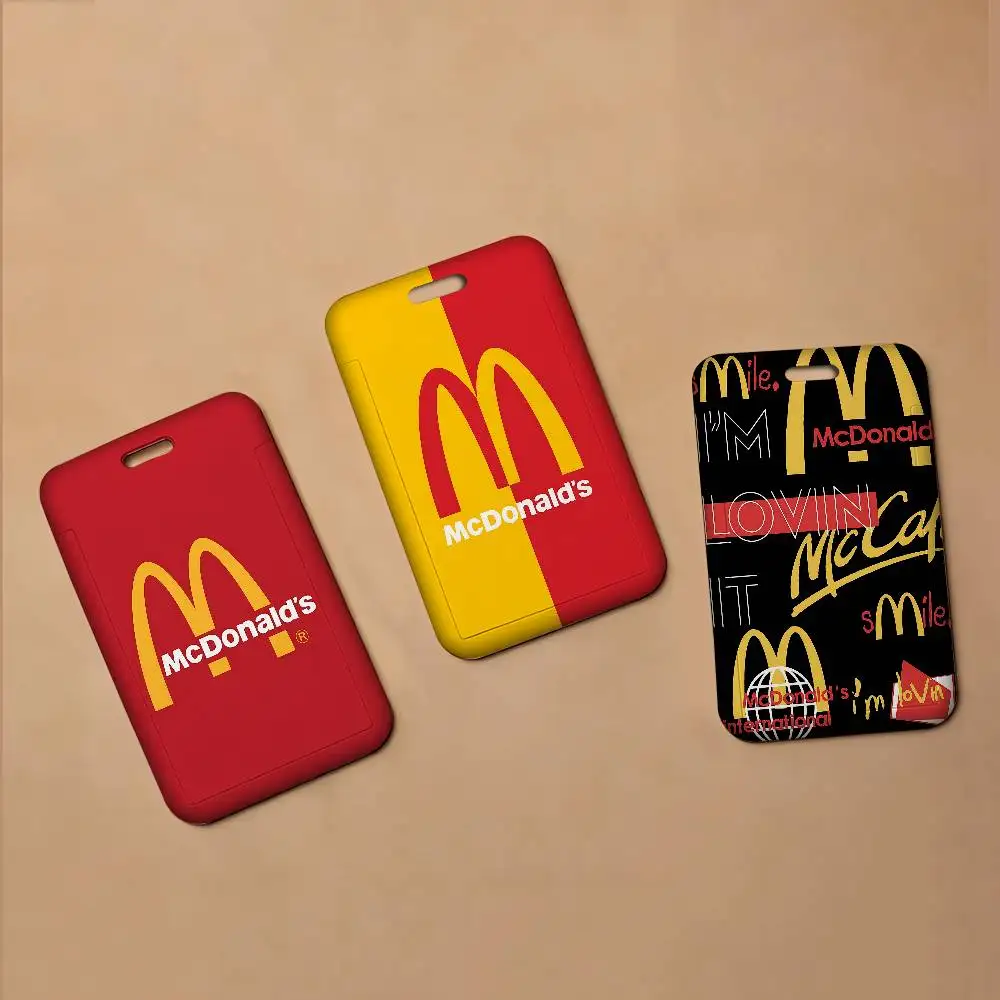 

Держатель для бейджа/пропуска с логотипом McDonald's (M) на шнурке для деловых встреч, визитов, защиты ID-карт