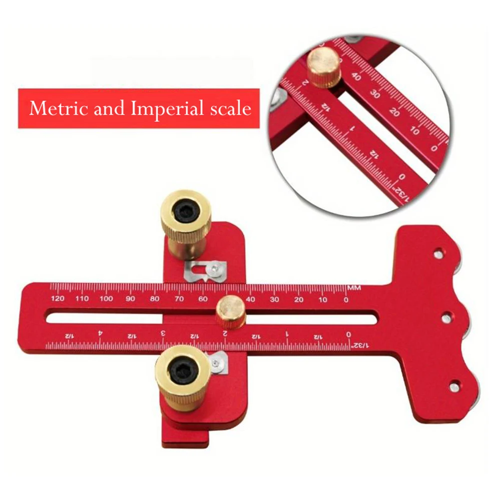 /3 /Pulley /Thin Rip Table Saw Jig Aluminum Alloy Narrow Strip Cutting Guide For Repetitive Woodworking Router Tool Accessories