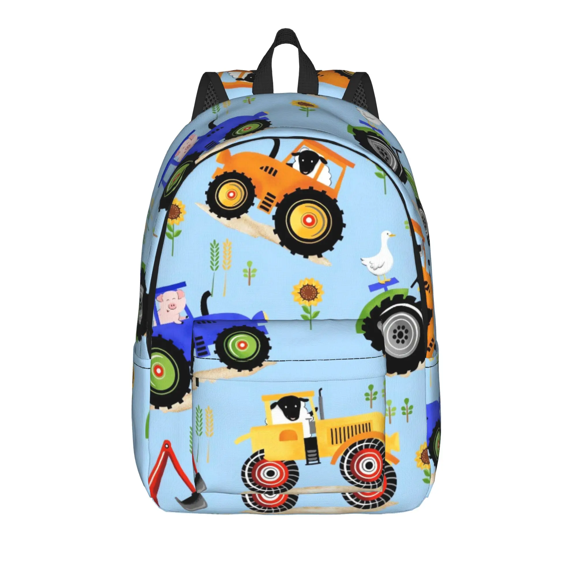 Tractors Farm Vehicles Backpack Women  Large Backpacks Polyester Casual School Bags Cycling High Quality Rucksack