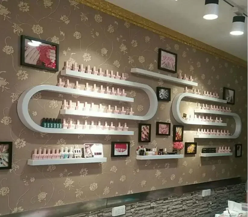 Shaped Nail Polish Wall for Home Sturdy Construction
