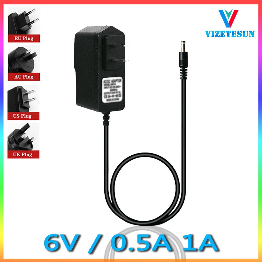 6V 0.5A 1A Electronic Scale Blood Pressure Monitor Power Adapter 6V 500MA 1000MA DC Stabilized Power Cord