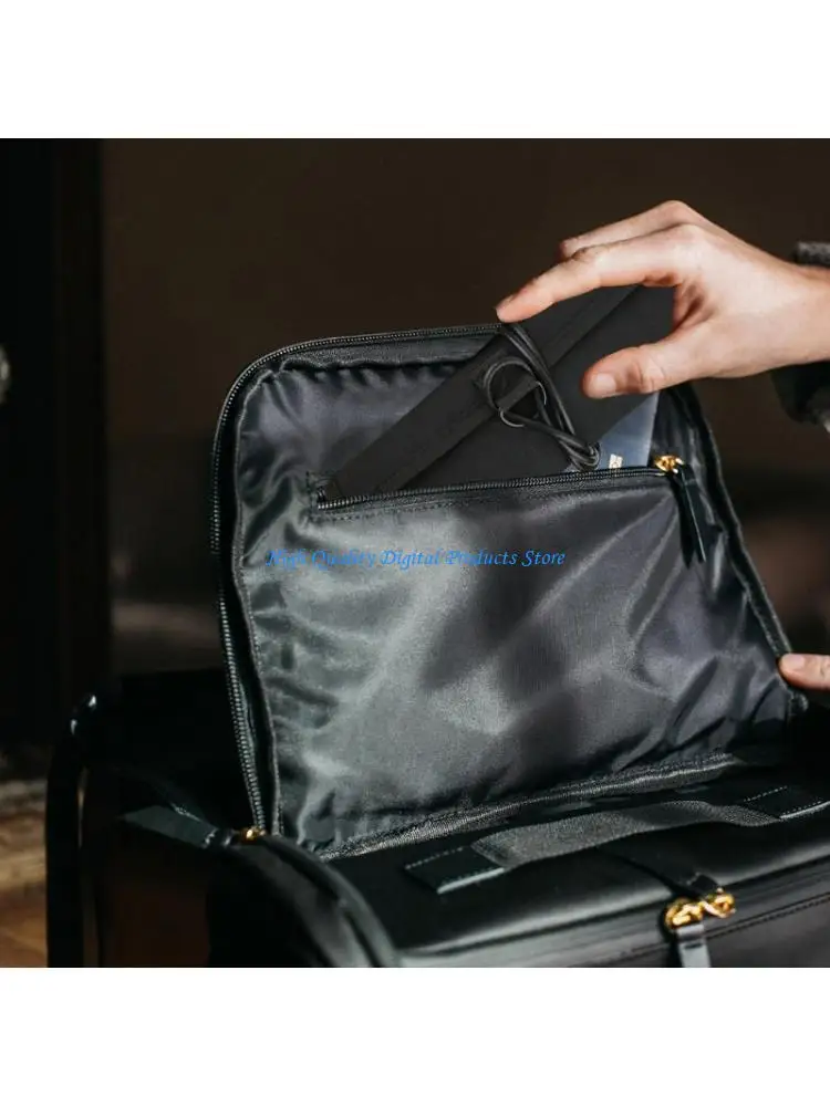 

U2JE Quick Access Canvas Watch Roll Case Featuring Soft Fabric and Secure Compartments