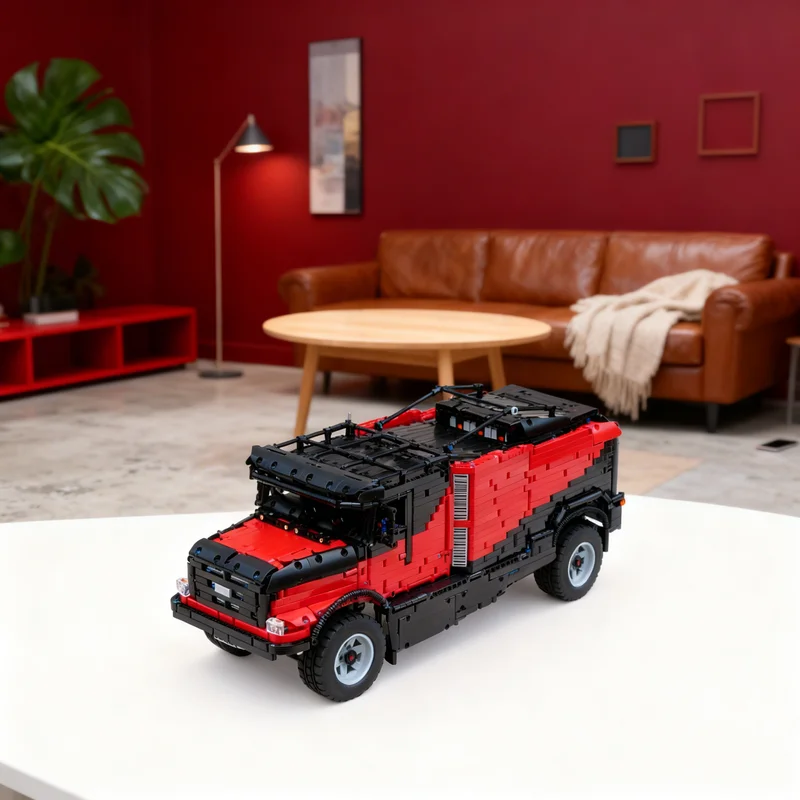 

3991pcs MOC Renault Dakar Rally Truck Technical Model Building Blocks Toy Gift Creative Display Collectible Desk Premium Adult