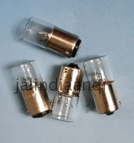 2024 The imported equipment machine tool indicator 24V30V110V220V5W10W bayonet bulb flat