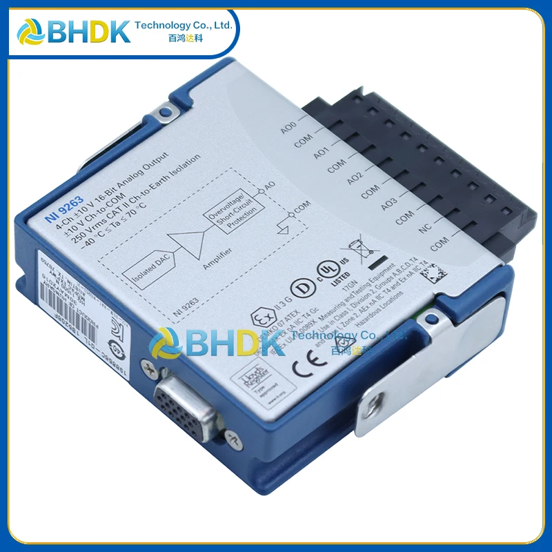 For NI-9263 C Series 4 Channel Analog Output DAQ Module ±10V Voltage Generation Card