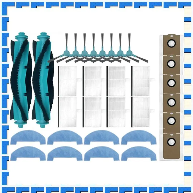 

ABNG Main Side Brush HEPA Filter Mops Cloth Dust Bag For Cecotec Conga 2299 Ultra / 2499 Ultra Vacuum Cleaner Accessories