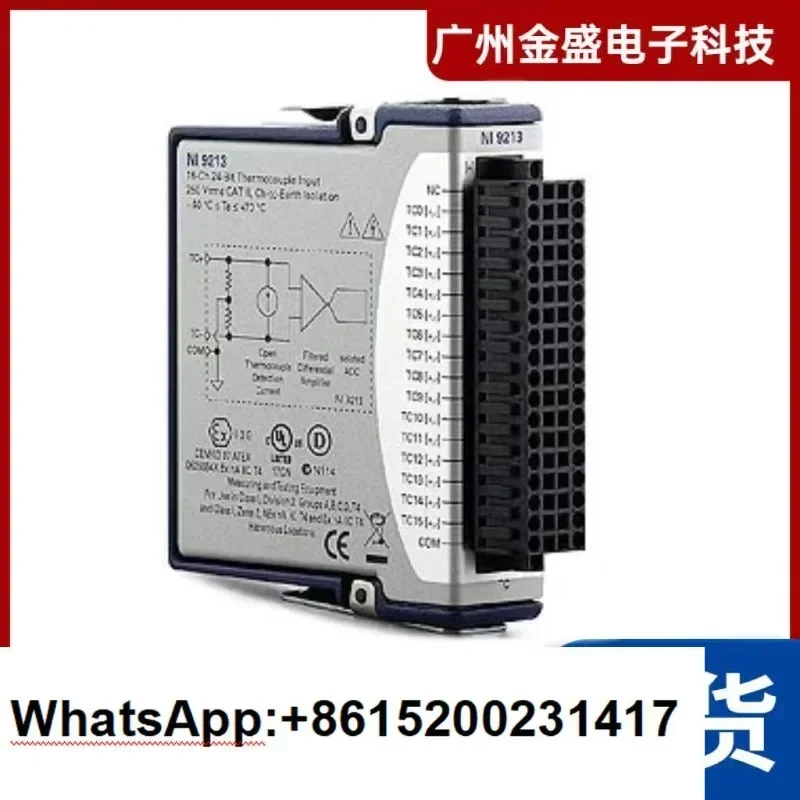 New NI 9213 thermocouple input module from the United States, 16 channel acquisition 780493-01