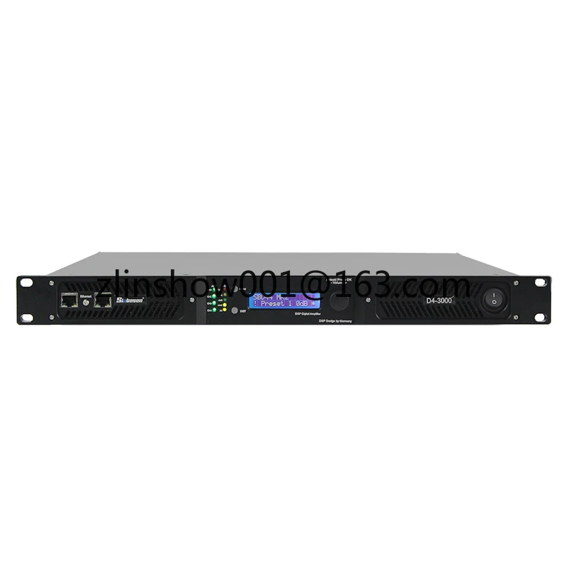 

D4-3000 DSP 4 channel 3000w @8ohms digital high power professional class d amplifier for stage