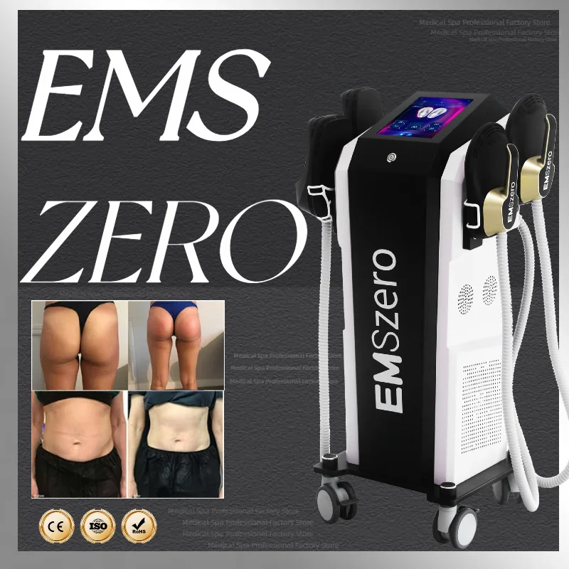 

NEO Black EMS Sculpt RF DLS-EMSlim Machine 6500W Hi-emt EMSZERO For Fat Body Pelvic Slimming Sculpting Muscle Stimulation Device