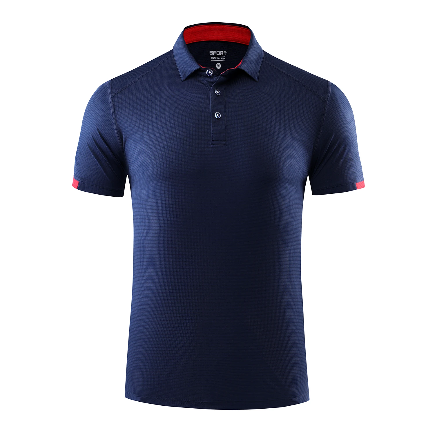Schnell trocknendes Kurzarm-Poloshirt Golf Company Group Brand Atmungsaktives Revers Sport Kurzarm 8-farbig Groß