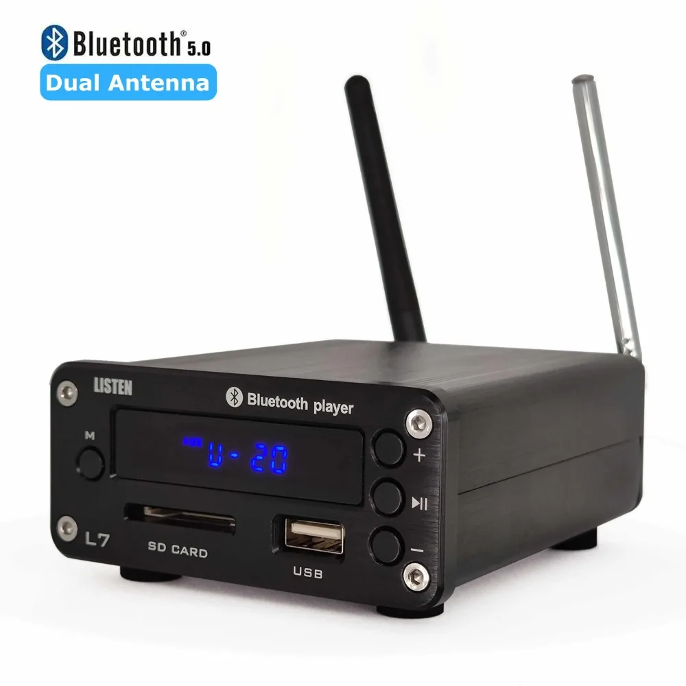 مراجعات وتحليل لجهاز L7 HiFi Bluetooth 5.0 Receiver DAC Stereo Audio Preamp USB Music Player FM Radio Headphone Amp