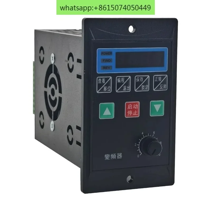 US Small Vector Inverter 220V Motor Universal Speed Control Switch 400W 750W Variable Frequency Speed Control Controller