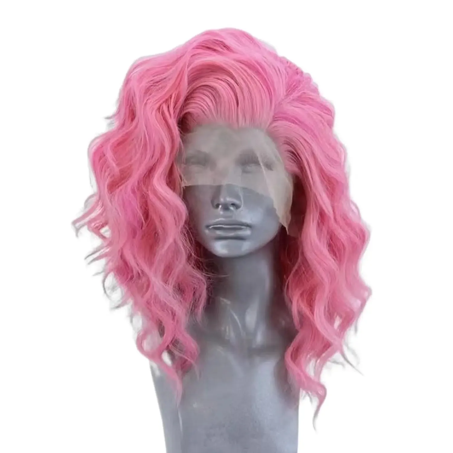 30 بوصة 13x4 الوردي شعر مستعار قصير الدانتيل الباروكة الجسم موجة Hd الدانتيل الباروكات الأمامية بوب شعر مستعار الوردي الملونة الاصطناعية الدانتيل الجبهة الباروكات قبل قطعها