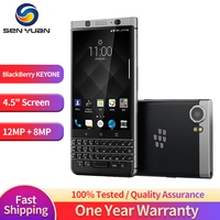 Original Unlocked BlackBerry Keyone Key1 Cell Phone 32/64GB ROM 3GB RAM Mobile Bar Phone 3MP Camera Smartphone Touch Screen WiFi