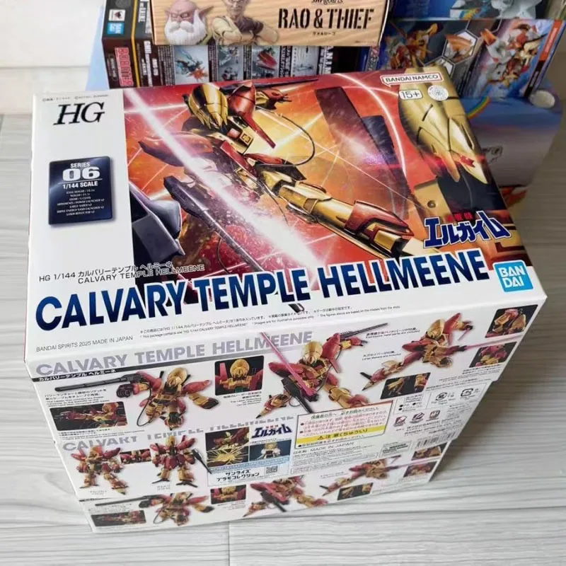 

Bandai оригинальный комплект модели L-GAIM HG 1/144 TEMPLE HELLMEENE аниме фигурка в сборе модель игрушки подарки для мальчика коллекционные предметы