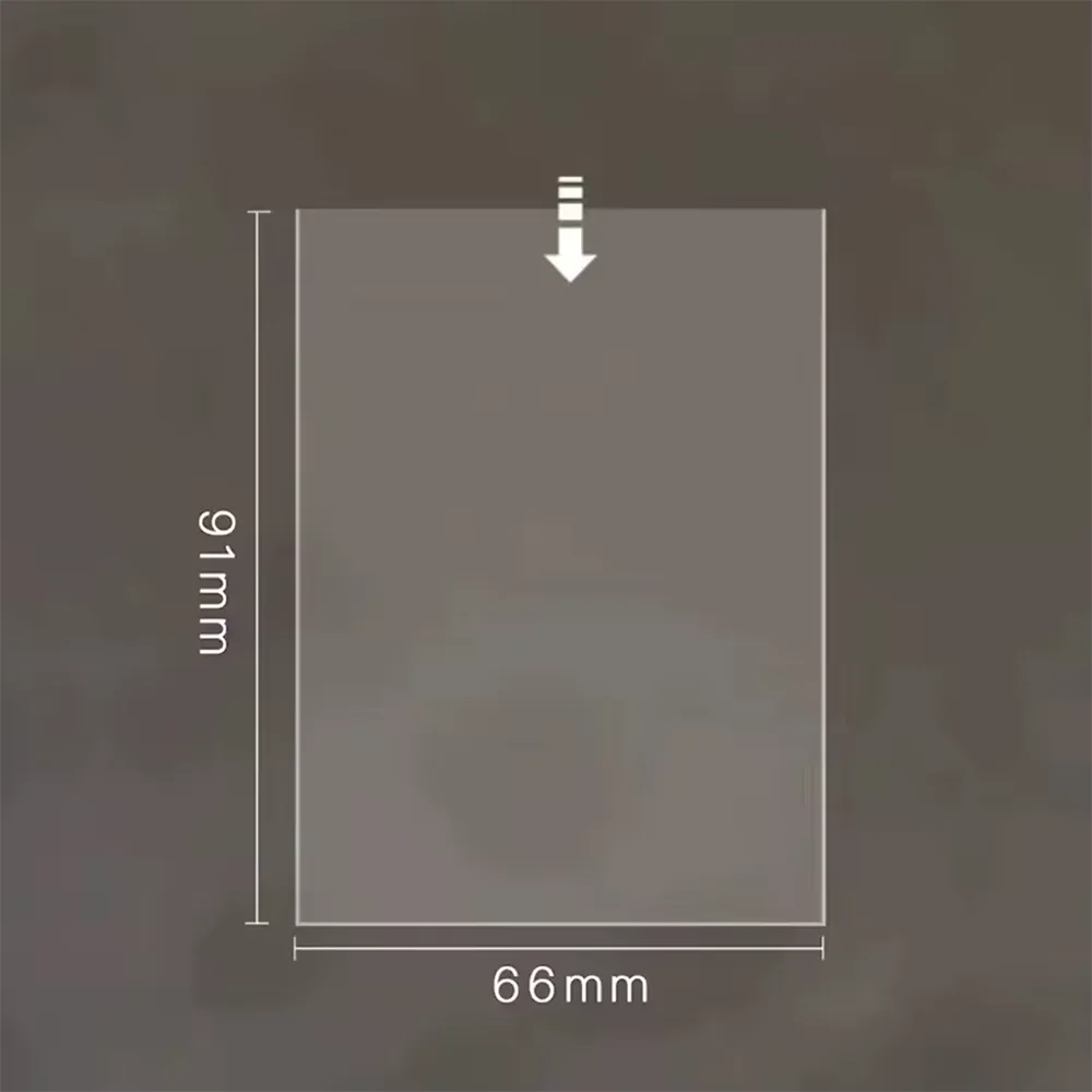 Kpop Photocard Protector Holographic Broken Glass 66x91mm  Film Transparent Card Sleeves And Idol Photo Collectible Cards Bag view 6