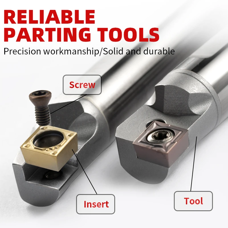 Tungsten Steel Anti-Vibration Internal Boring Bar Set SCLCR06 C04H-SCLCR03 C05H-SCLCR04 C06K-SCLCR06 Tool Holder & CCMT Inserts