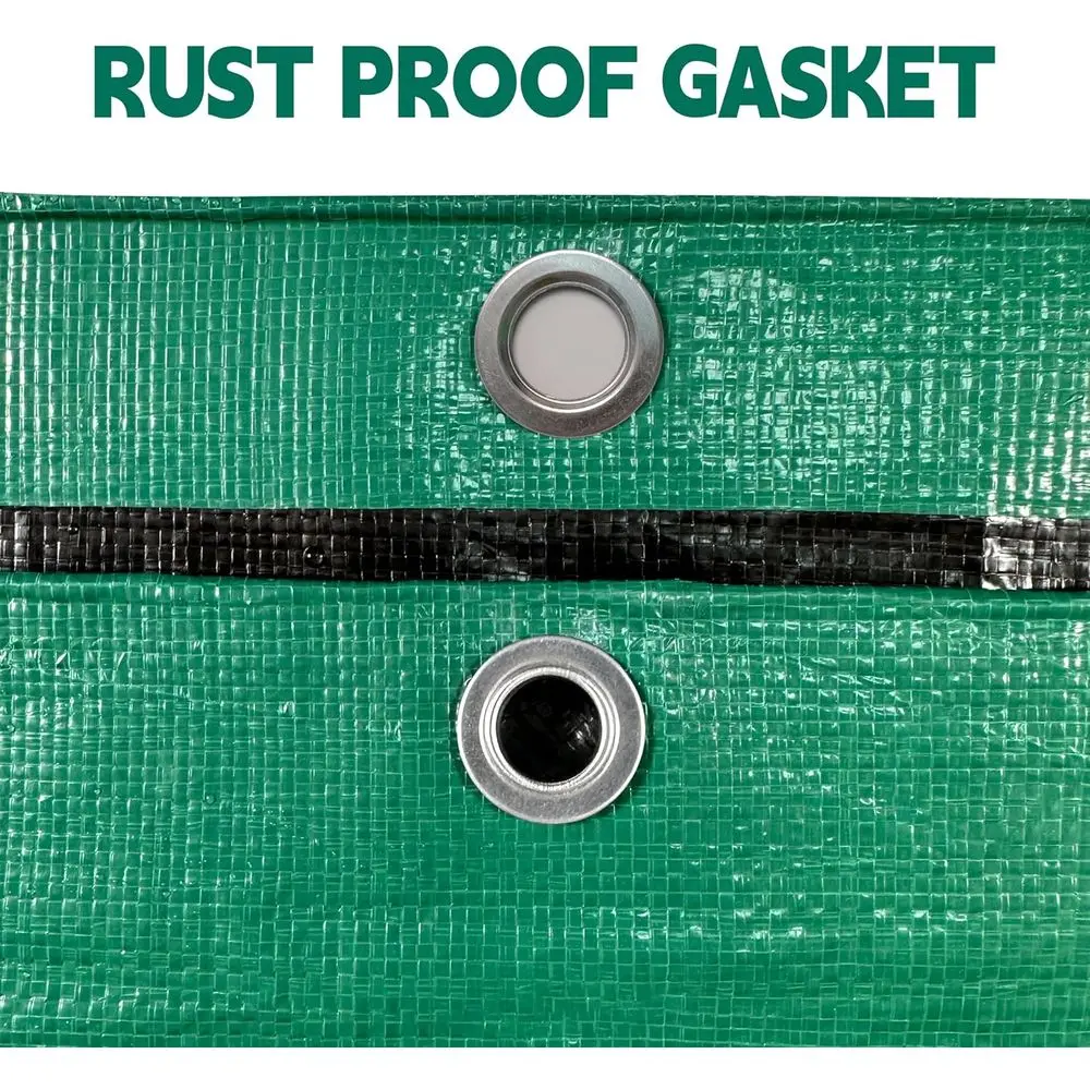 Heavy-Duty Waterproof 10 Mil UV-Resistant Tarps, 15x25ft, with Reinforced Edges and Grommets, Ideal for Camping, Pools, Car Cove