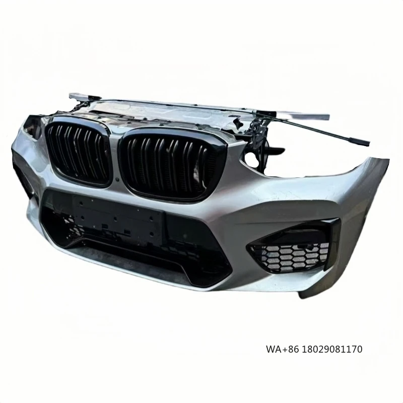 

Для X3MF97 Пластиковый передний бампер Простая установка Замена и модернизация с вырезами противотуманных фар Б/у состояние