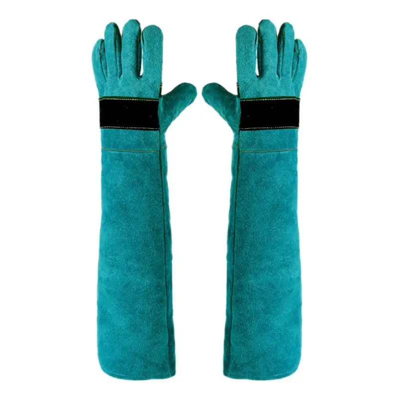 Anti-Bite Leather Gloves Anti-Scratch Protective Gloves For Training Pets Working Safety Protective Gloves For Small Animal