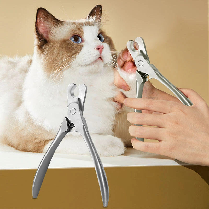 Professional Pet Nail Clipper Sharp Safety Animal Grooming Toe Trimmer Stainless Steels Finger Cutter for Dog and Cat