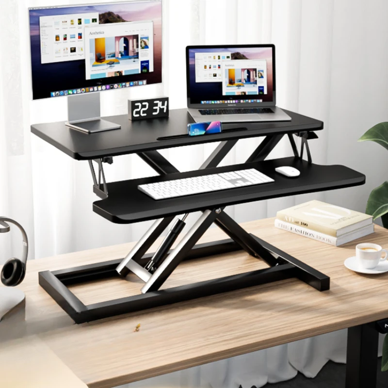 Stand up computer stand, desktop lifting bracket, office computer desk, desktop computer lifting bracket, lifting workbench