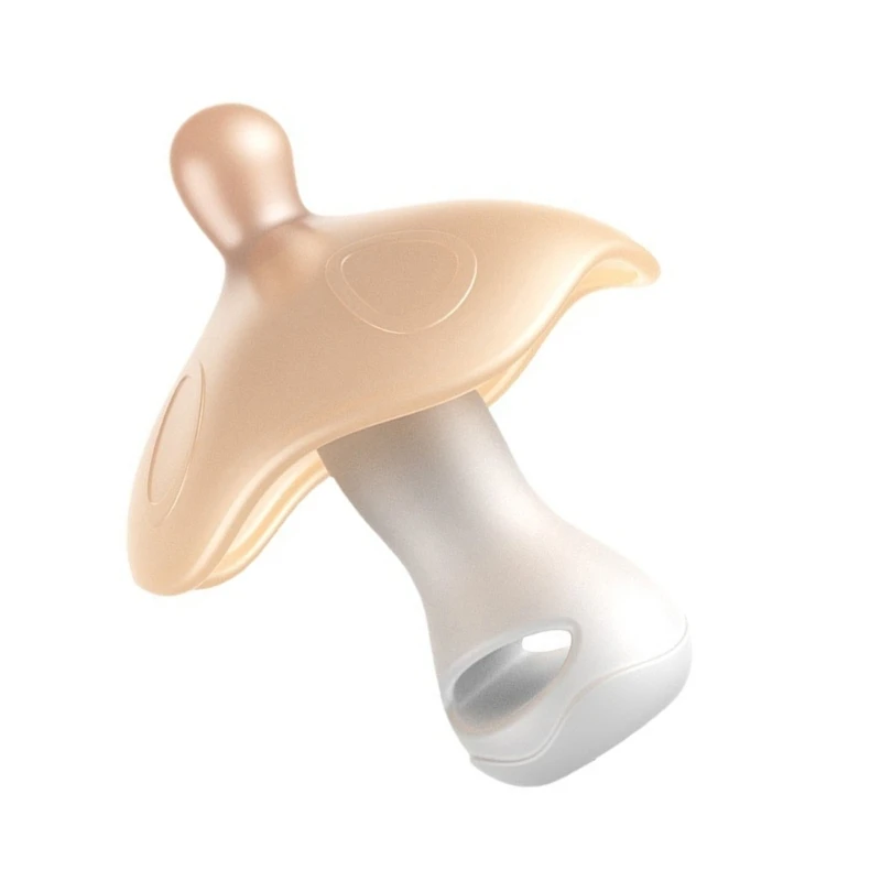 Anneau dentition en Silicone champignon, jouet dentition Flexible pour aide au brossage des dents bébé P31B