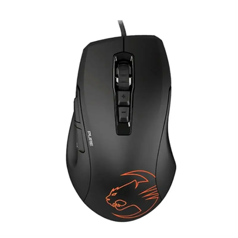 Roccat Kone Pure Sel Ergonomische Gaming-Maus (5000 dpi optischer Sensor RGB-Beleuchtung Ultraleicht) Schwarz, ROC-11-723