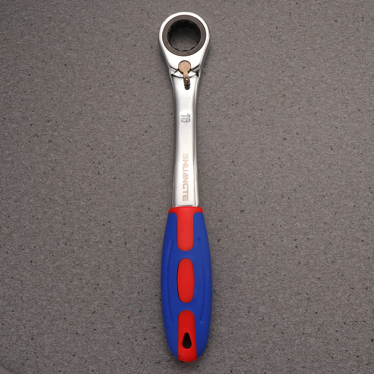 

16Mm Double Sided Ratchet Wrench Premium Steel Quick Release Mechanism Tight Spaces Easy Handling Home and Professional Use