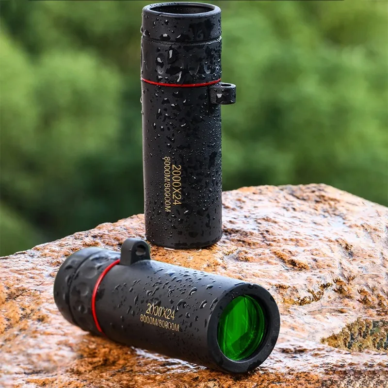 Outdoor Portable Telescope with High-definition High Magnification 2000x24 Night Vision Function Connected To Smartphone