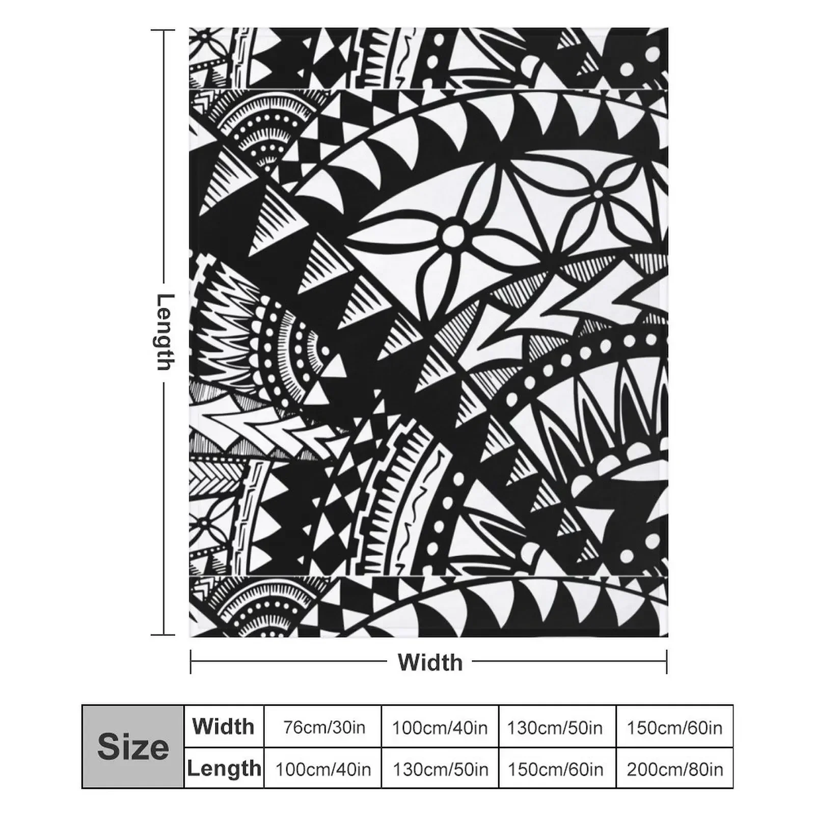Pacific Island Pattern 2 Throw Blanket Warm For Baby Blankets