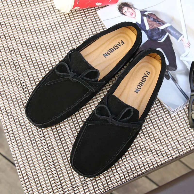 

Men Shoes Genuine Leather Casual Summer Shoes Classic Mens Loafers Elegantes Slip On Men's Flats Plus Male Driving Shoes2026