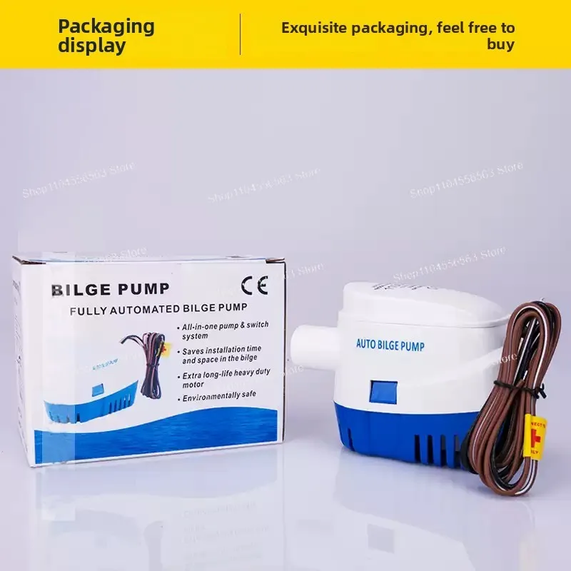 

Автоматический трюмный насос 12 В/24 В, морской погружной водяной насос для лодки