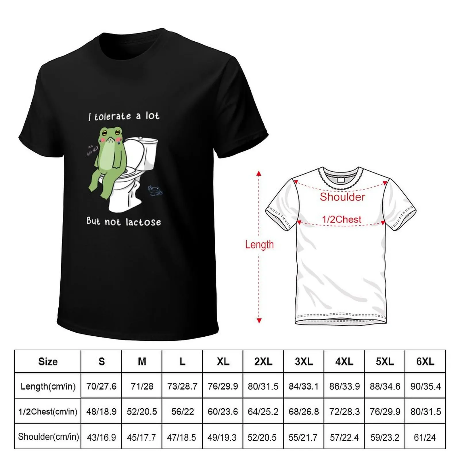 Lactose T-Shirt Ultra Soft Breathable Tee Top