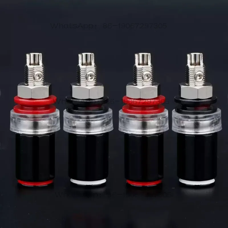 HIFI-class Speaker Gold-plated Rhodium-plated Terminal, Solder-free Speaker Cable Plug Terminal Holder