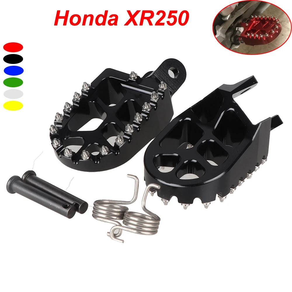 

Aluminum Footpegs for Honda CRM250 XR250R XR400R Foot Rests Pedal Replacement