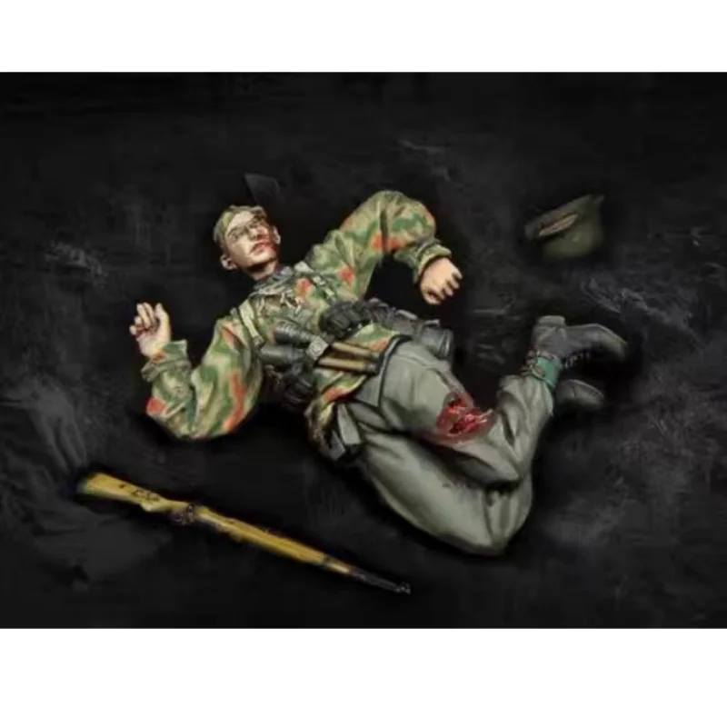 Kits de figuras modelo de resina 1/35 GK, tema militar, desmontado e sem pintura, 478C