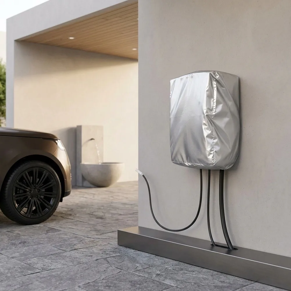 For EV Charger Plug/ Port Protection/ Cover Waterproof Fabric Material Dustproof For Wall Mounted Charging Station