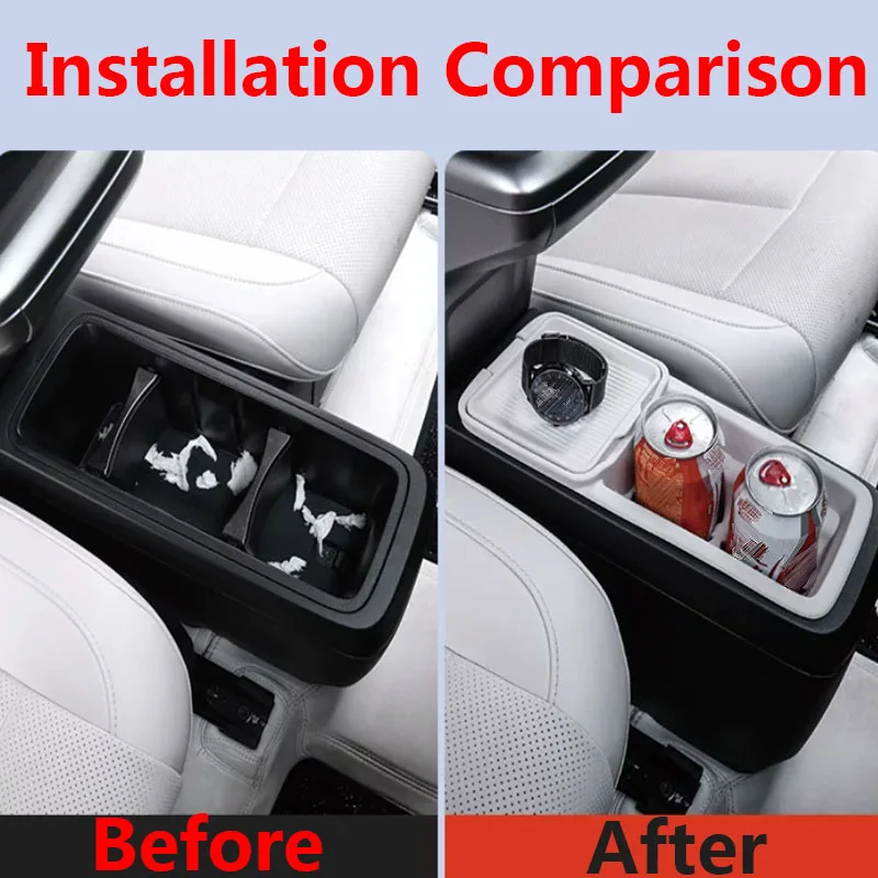 For Chery ICAR V23 ICAUR V23 2025 2026 Car Silicone Water Cup Holder Anti-slip Water Cup Pad Car Interior Accessories