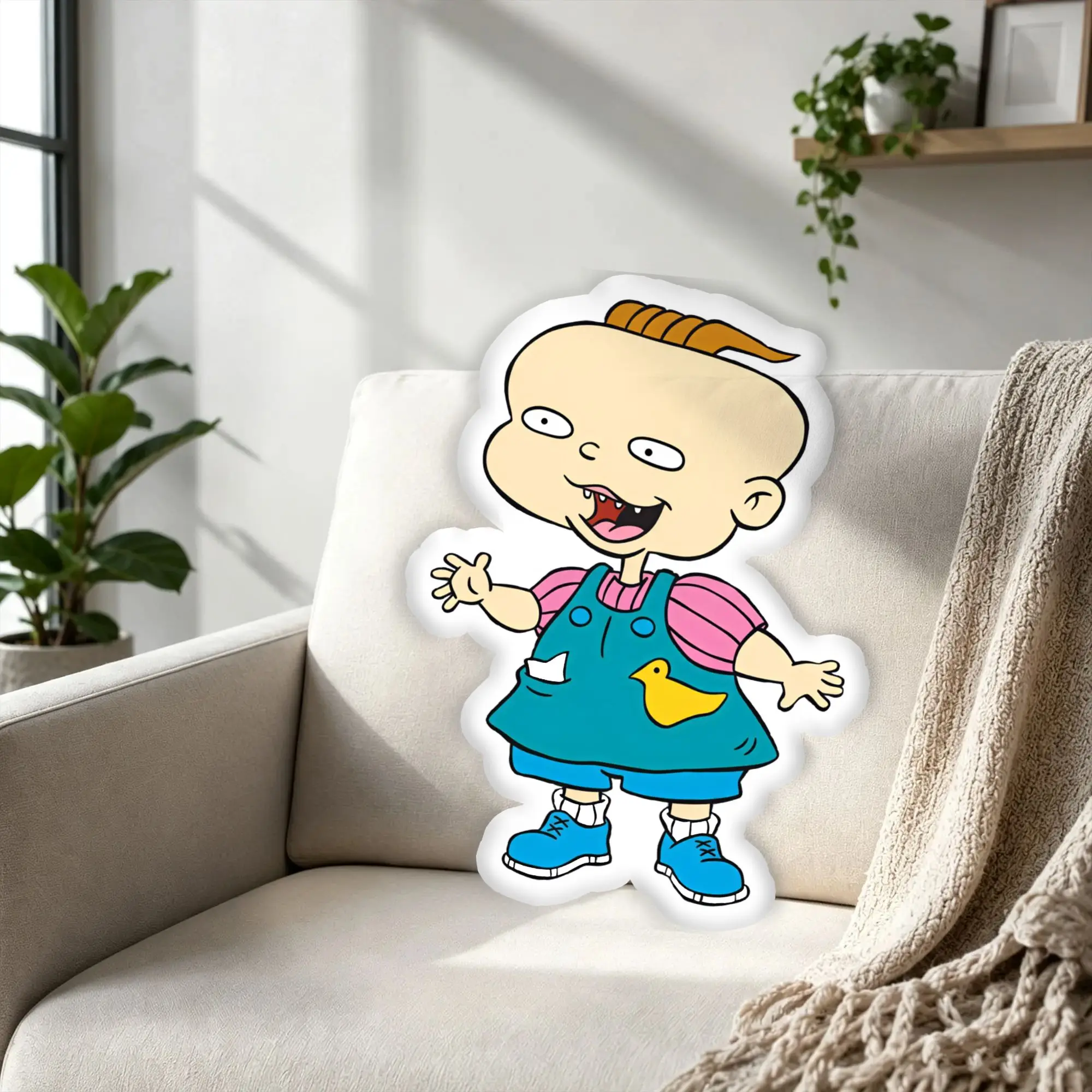Custom Super Funny R-Rugrated Cartoon Hot Throw Pillows Stuffed Soft Movie Plush Cushion Pillow for Bed Sofa Decoration Home