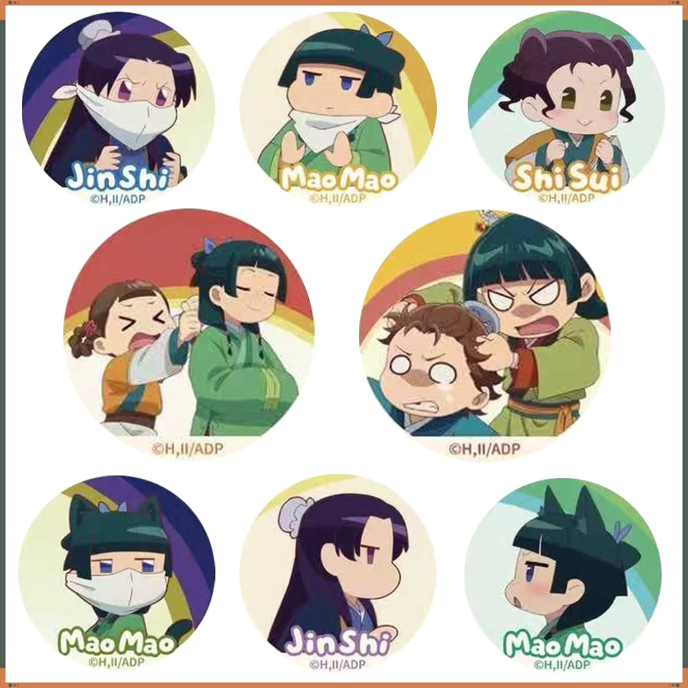 

Original The Apothecary Diaries Badge Accessories for Bag Decor Anime Protagonist Trendy and Exquisite Peripheral Toy Collection