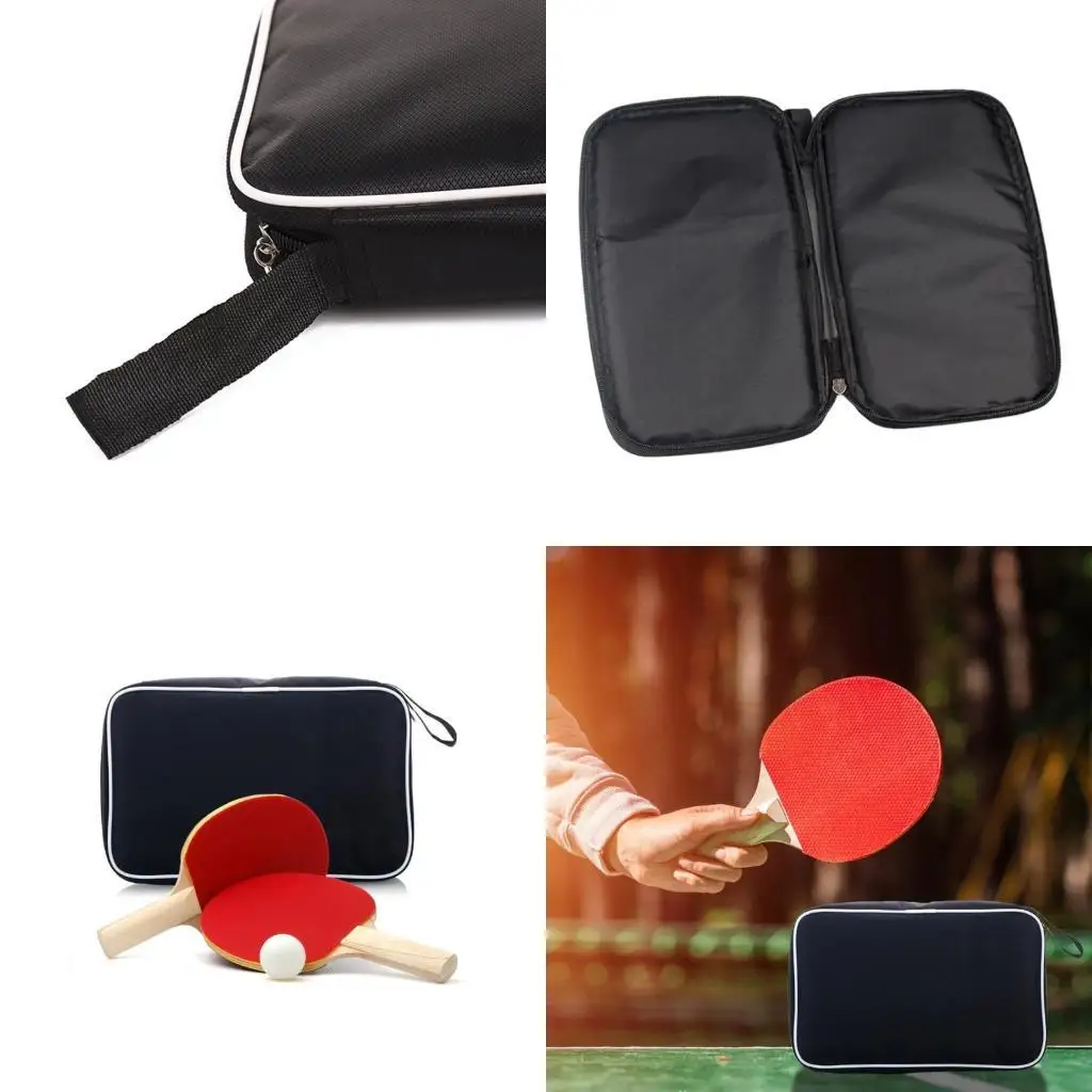 

R6FE Pingpong Paddle Cover Корпус защитный настольный теннис пакет пакет застежки на столовой теннис