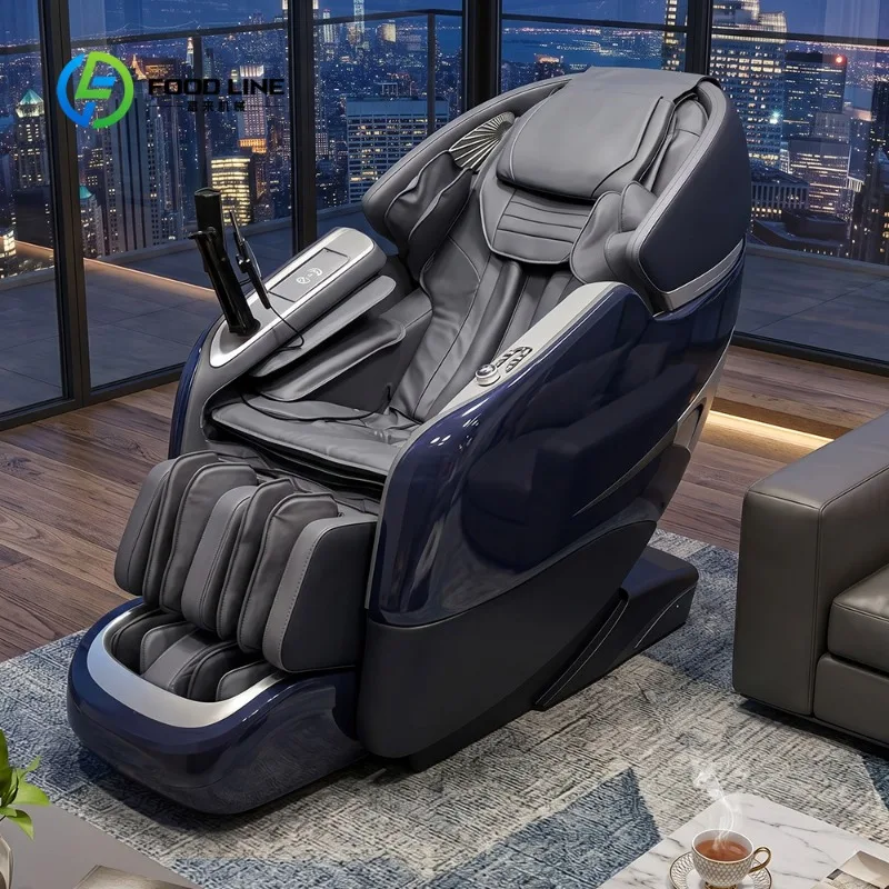 Full Body Shiatsu Massage Chair Zero Gravity Recliner Air Compression Heating Relaxation Massage for Home Wellness Use