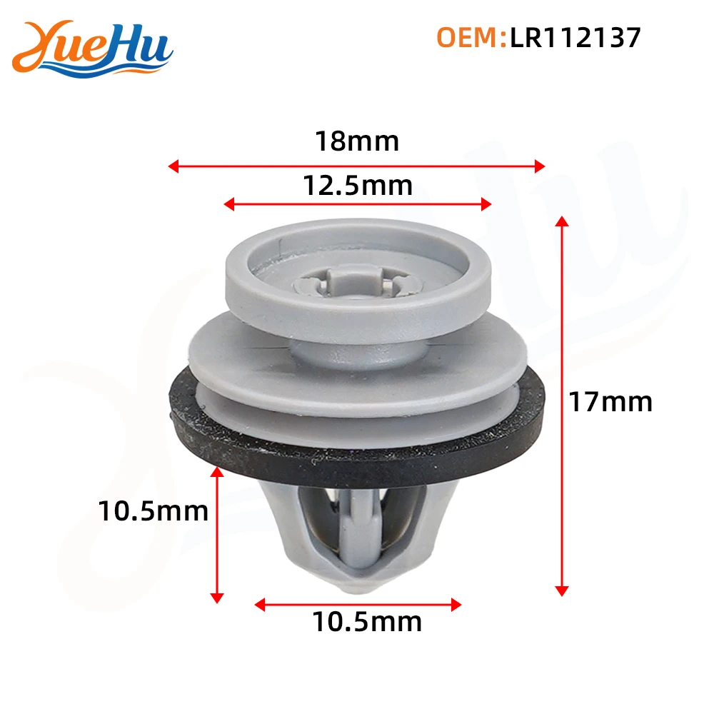 YUEHU 20PCS LR112137  For Defender Range Rover Evoque Car Door Panel Door Trim Clips